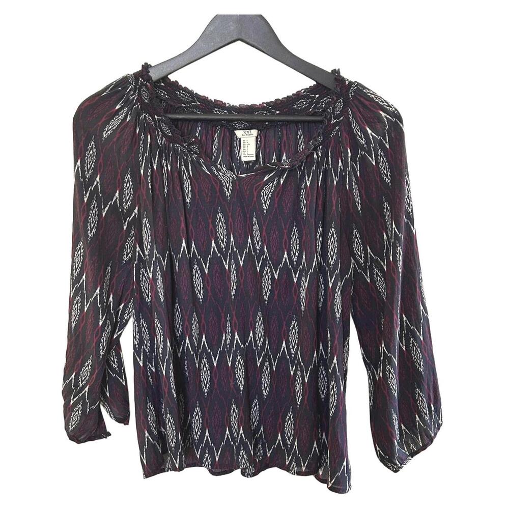 Forever XXI Pullover V-Neck Blouse Women's Large